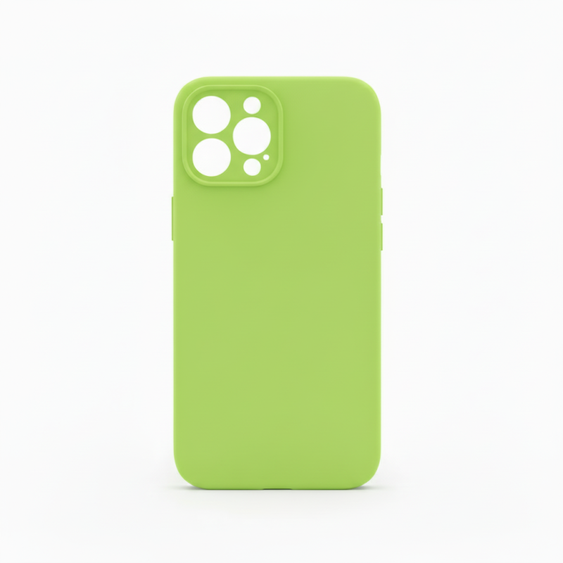 Husă Iphone 13 Pro Max Silicone Case, Verde Fosforescent