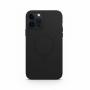 Husă Iphone 15 Pro Max Leather Case, Negru