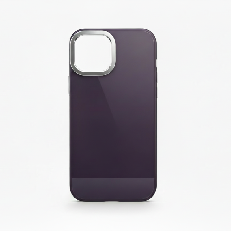 Husă Iphone 15 Pro Max Hard case, Purple Transparenta