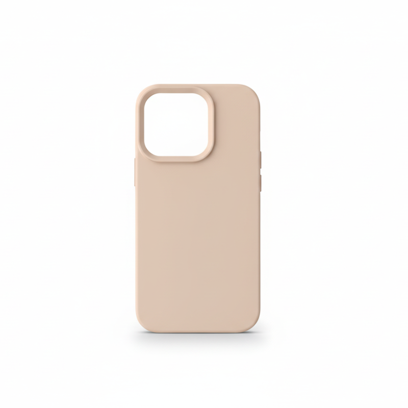 Husă Iphone 15Pro Silicone, Crem