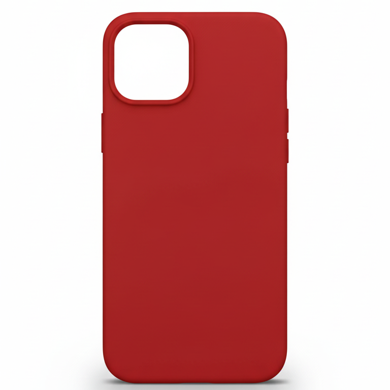 Husă Iphone 15 Silicone, Rosu
