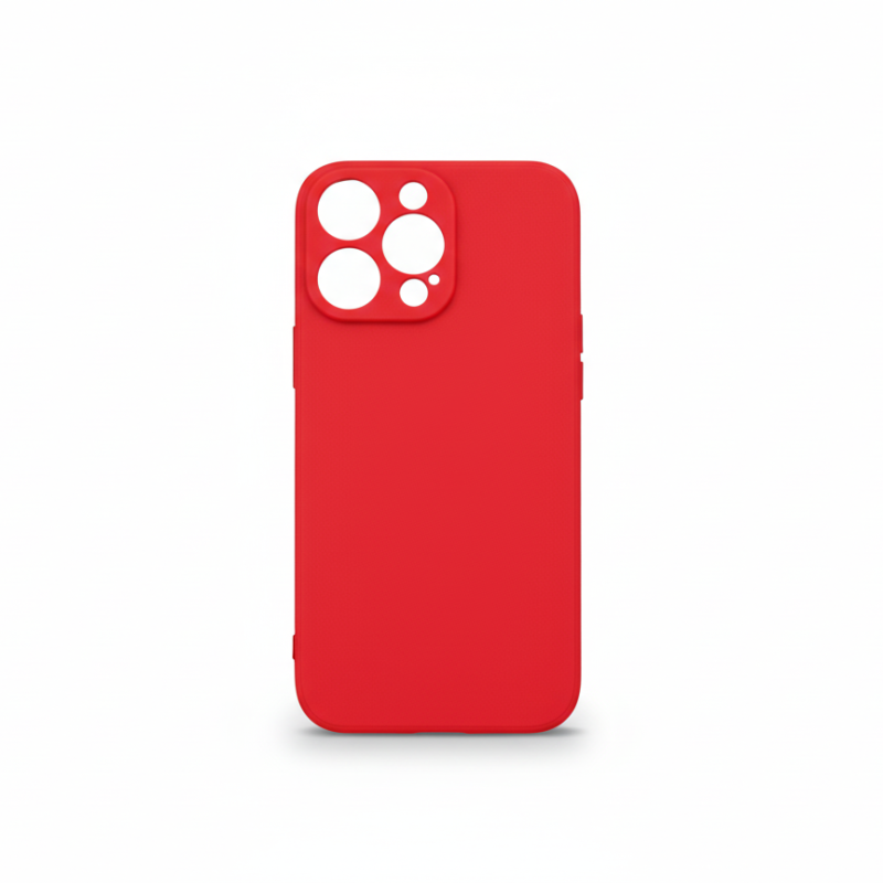 Husă Iphone 16 Pro max Silicon, Red