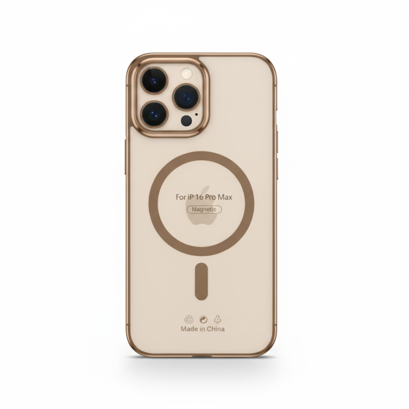 Husă Iphone 16 Pro Max Magnetic, Gold