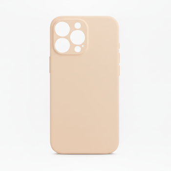 Husă Iphone 16 Pro Max Silicon, Crem deschis