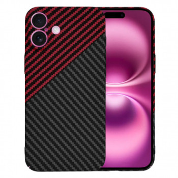 Husă Iphone 16 Techsuit carbonite, Red Vortex