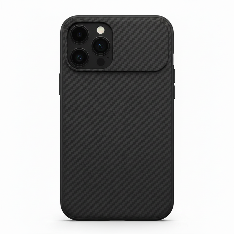 Husă Iphone 17 Pro Max Carbon Case, Carbon Negru